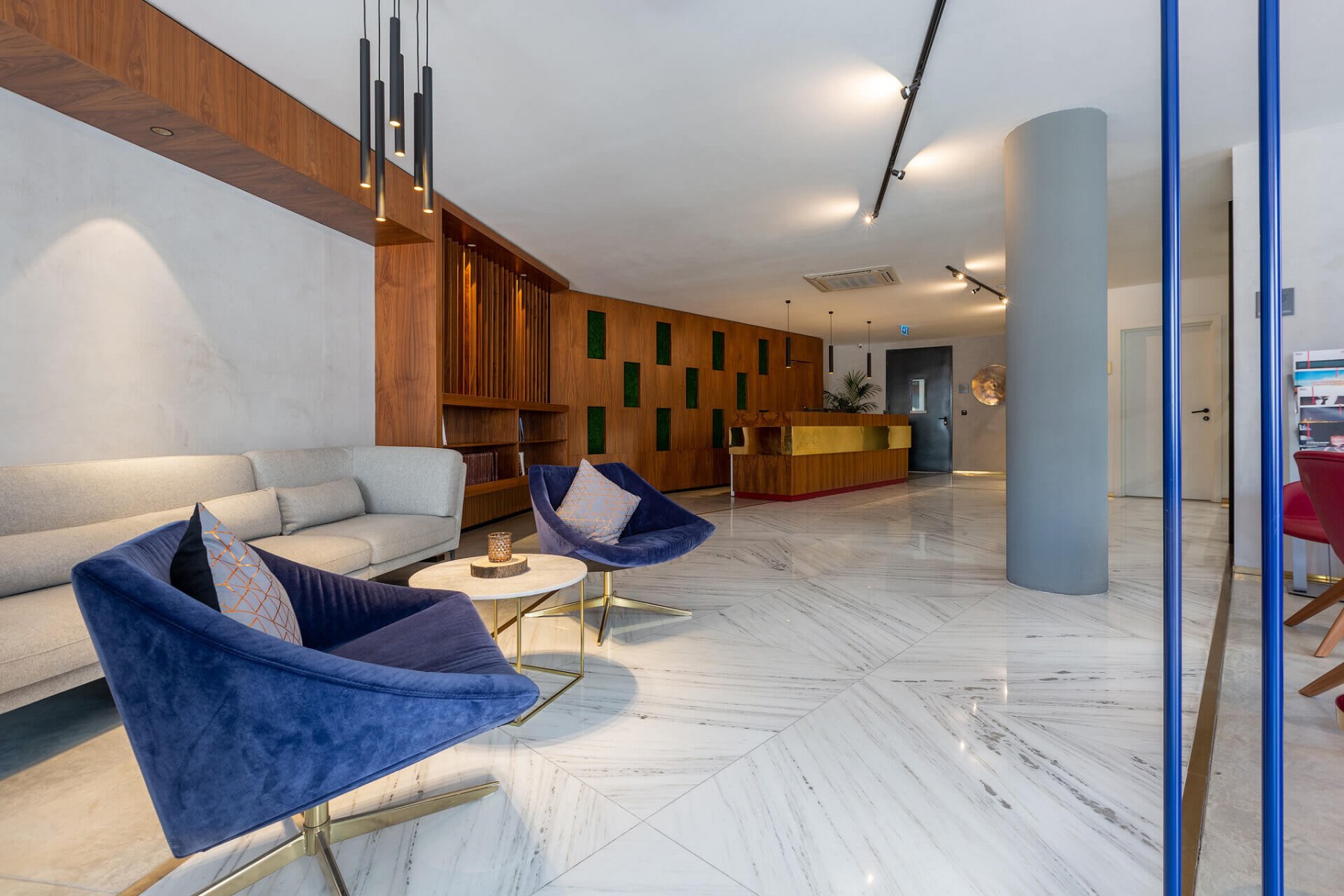 BDO Malta Offices flooring in Colorado Gold Marble